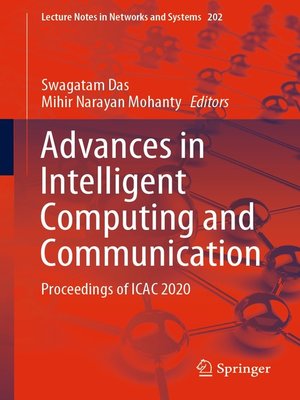cover image of Advances in Intelligent Computing and Communication